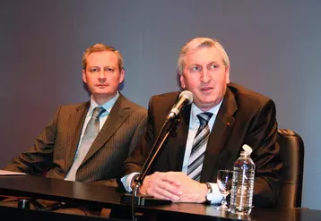 Jean-Michel Lemétayer a interpelé le ministre lors de la conclusion du congrè : «Vous devez entendre le véritable SOS que vous lancent aujourd’hui les paysans».
