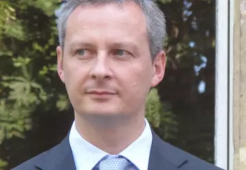 Le ministre de l'Agriculture Bruno Le Maire