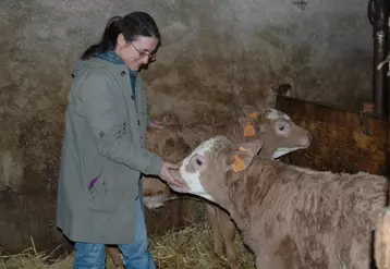 Chez Anne-Marie Januel productrice de veaux gras à Ste Sigolène, vous apprendrez à soigner les animaux via des méthodes alternatives.