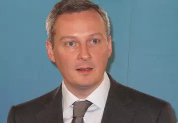 Bruno Le Maire Ministre de l'Alimentation, de l'Agriculture et de la Pêche.