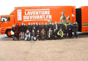 Le Bus de l'Aventure du Vivant était à Yssingeaux en octobre 2020