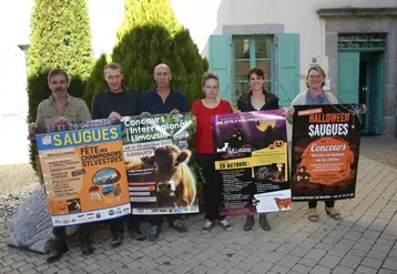 Les organisateurs des trois événements ont reçu la presse à Saugues le 12 octobre dernier.