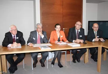 André Malel, André Marcon, Ancuta Pasac, Jean-Michel Guerre et Jacques-Henry Pointeau.