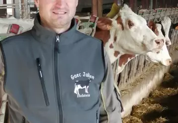 Guillaume Julien président de Haute-Loire Holstein