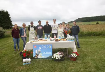 Pour l'occasion, Béatrice Rousset avait préparé de délicieuses pâtisseries à base de lait et de beurre Mont Lait.