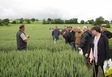 Bernard Daudet en pleine présentation des essais le 18 juin dernier.