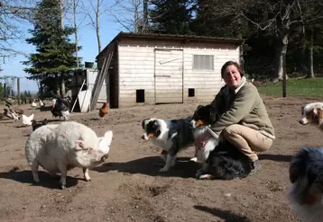 Originaire d’Alsace, Natalie a décidé de s’installer dans ce corps de ferme où elle passait ses vacances