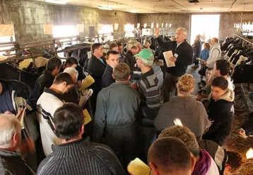 Les 40 vaches ou génisses Prim’Holstein de M. Jouve ont trouvé preneurs lors d’une vente sous pli caché par soumission.