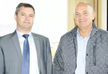 Philippe Panel et Jean-Marie Passarieu, «la MSA est en première ligne pour accompagner les agriculteurs ».