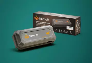 Karnott associe un compteur connecté à une application simple et innovante, pour gérer un parc matériel.