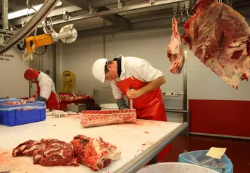L’atelier de découpe de l’abattoir intercommunal de Brioude traite 250 tonnes de viande par an (chiffres au 15 décembre 2014).