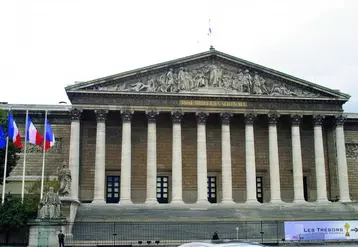 L’Assemblée nationale siège au Palais Bourbon, à Paris.