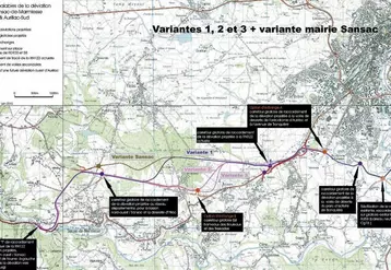 Une dizaine d’exploitations seront impactées par la déviation.