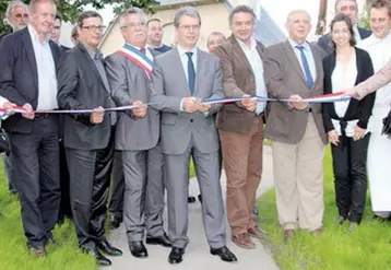 Le préfet Jean-Luc Combe a inauguré l’extension de l’Auberge de la Tour.