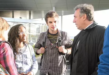 François Bayrou dans le Cantal.