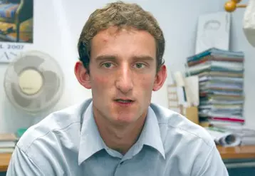 Jean-François Navarro, responsable du groupe lait des JA du Cantal.