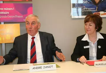 André Janot et Muriel Anweiler ont affiché l’ambition de la caisse Centre France : accroître son rôle de financeur de proximité.
