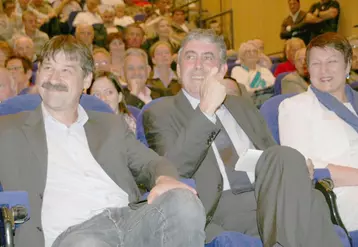 Jean-Yves Bony et Vincent Descœur, députés du Cantal et futurs ex-conseillers départementaux.