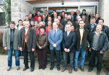 La nouvelle Chambre d’agriculture : 31 nouveaux élus sur les 45 membres.