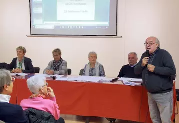 L’assemblée s’est tenue le 27 octobre à Aurillac, sous la présidence de Monette Tournadre (le co-président P. Carpentier était absent). Christian Valadou, nouveau responsable de la commission alimentaire, a détaillé l’activité collecte et distribution de colis. 