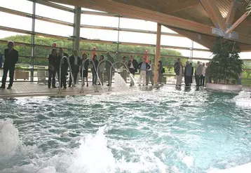 Les personnalités locales ont découvert l’espace forme de l’Aquateil au cours d’une cérémonie inaugurale.