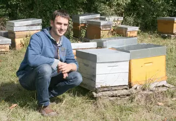 À l’aube d’aborder la saison 2016-2017, David Pigeon espère un temps plus clément pour ses ruches.