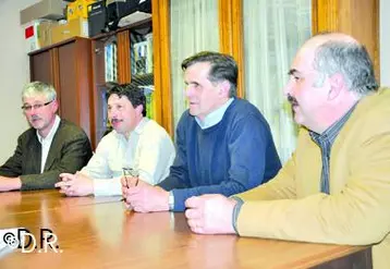 Thierry Jamot, Pascal Lerousseau, Gérard d’Aubigny et Philippe Monteil.