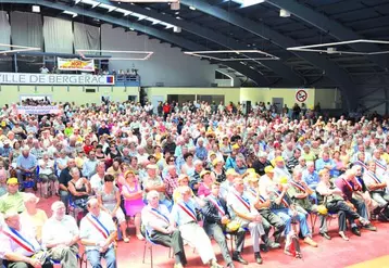 Deux mille cinq cents retraités agricoles ont participé au meeting.