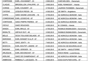 Bilan de la vente grand cru