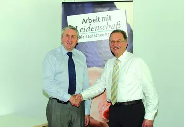 Jean-Michel Lemétayer, président de la FNSEA et Gerd Sonnleitner, président du DBV.