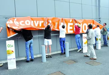 Les banderoles annonçaient des produits locaux... qui n'y étaient pas !