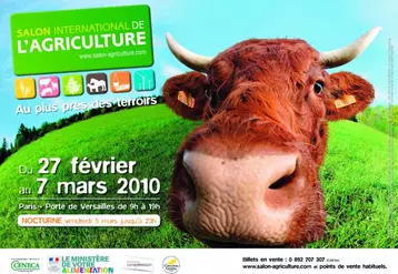 Le SIA 2010 sera la 47e édition de cette manifestation connue de tous les Français. À noter que le concours général agricole existe sous cet intitulé depuis 1870, 140 ans donc.