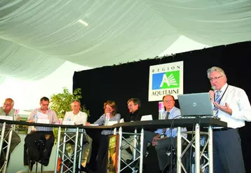 La table ronde « Quel avenir pour l’eau dans le Sud-Ouest ? » a été organisée lors du Salon international de l’agriculture durable, le 4 juin, à Agen.