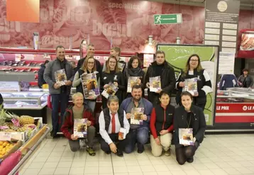 Vendredi 22 décembre, 10 000 exemplaires ont été offert pour l’achat d’agneaux français en rayon boucherie.