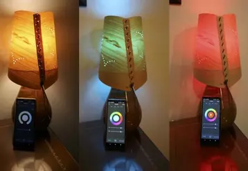 Les ampoules LED connectées permettent une variation de la lumière mais aussi des couleurs afin de créer des ambiances en fonction des besoins.