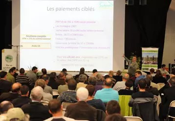 La présentation de Thierry Boulleau au congrès de la FDSEA.
