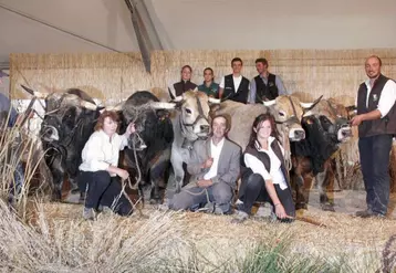 Le gaec Batifol a remporté le prix de famille avec Déluge.