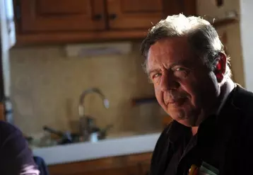 André Palmier, marchand de bestiaux depuis plus de 40 ans au village des Bondons, dans le parc national des Cévennes.