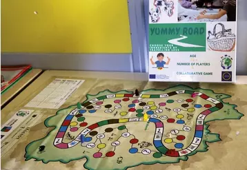 "Yummy Road", l'un des deux jeux réalisé par les élèves.