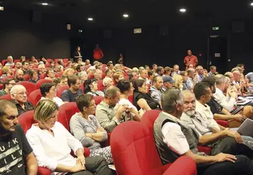 Près de 150 personnes ont pu voir le film et participer au débat.