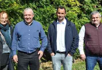 Michèle Boudoin, Patrick Bénézit, David Chauve et Stéphane Joandel.