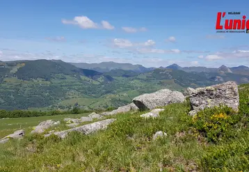 Paysage de montagne au printemps