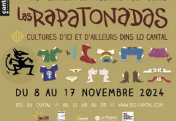 Affiche du festival des Rapatonadas avec rapaton et des habits
