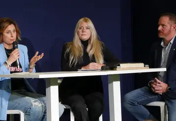 De gauche à droite : Pauline Garcia, Mégane Klein et Jean-Vincent Bioret