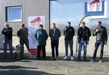 L'annonce des candidats lozériens en présence de Pierrick Horel, président des JA de France
