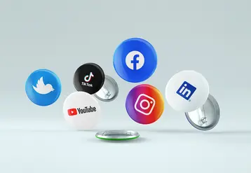 Logos des réseaux sociaux