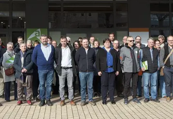 La session d'installation avec tous les membres élus à la chambre d'agriculture