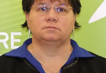 Christine Valentin, présidente de la chambre d'agriculture