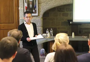 Le gérant, Jean-Pierre Julien, présente les résultats de leur travail RSE