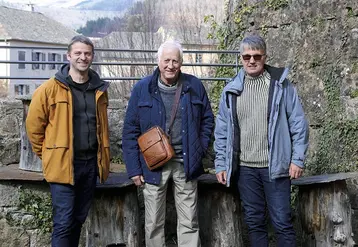 David Blanc, Jean-Marie Barbançon et Philippe Clément, président du GDSA.